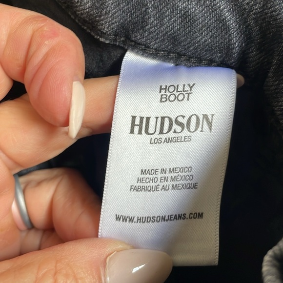 Hudson Holly Bootcut Ankle jeans Washed black Womens 30 Inseam 26” Casual Trendy - Picture 13 of 14